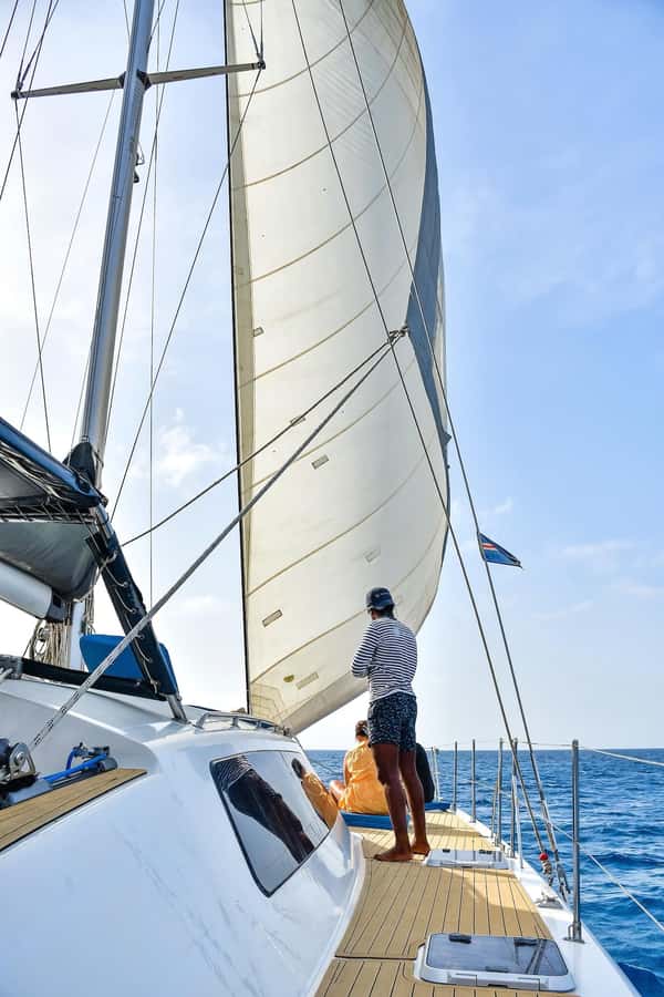 3-hour Catamaran Adventure on the waters of Sal Island - Why the crew earns so much of the price