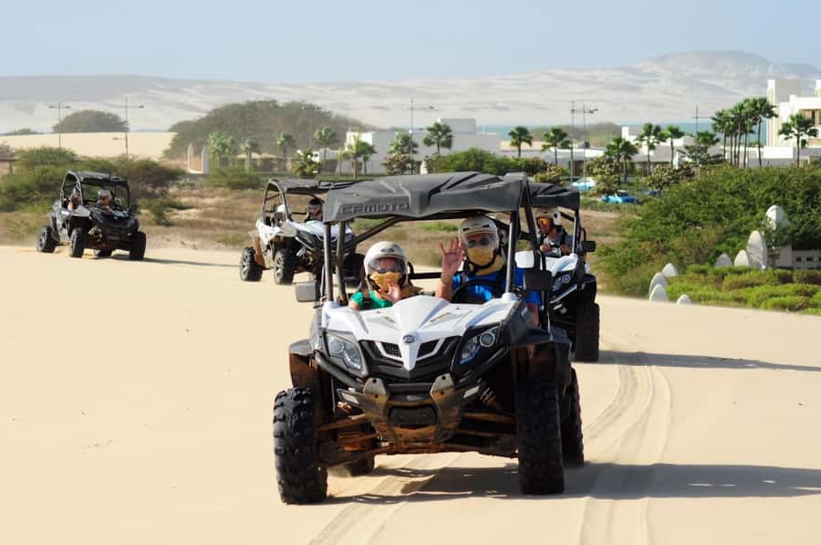 Boa Vista Island: Dunes, Desert &Sal Rei 4WD Buggy Adventure - Passing through Sal Rei to Bahia de Estoril
