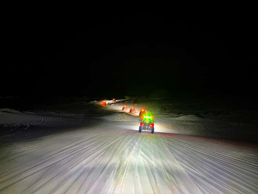Boa Vista: Night Buggy Tour under the Stars (2-Hour) - The road from the base to Rabil