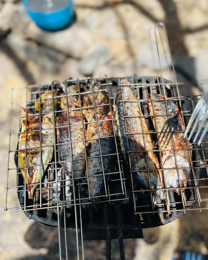 Boat Trip to Aguas Belas Cave+Barbecue - Lunch on the small black-sand beach