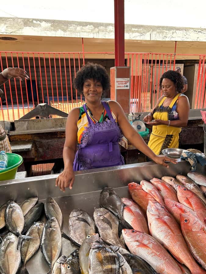 City Walking Tour of Mindelo: Cultural Capital - African Market and Praça Estrela