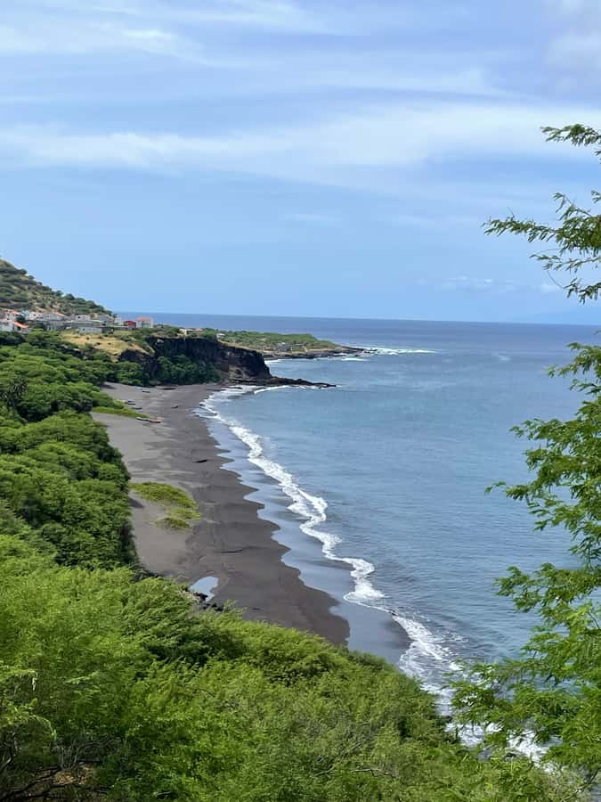 Discover the Black Sand Beach+the Natural Pool - Leaving Tarrafal for Ribeira das Prata