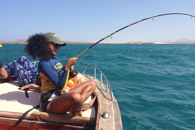 Fishing Snorkeling and Barbecue - Casting for fish along Boa Vista’s coast