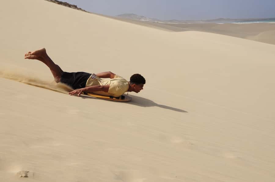 From Boa Vista: Sandboarding Adrenaline down the big Dunes - The included photographer changes the memory of the day