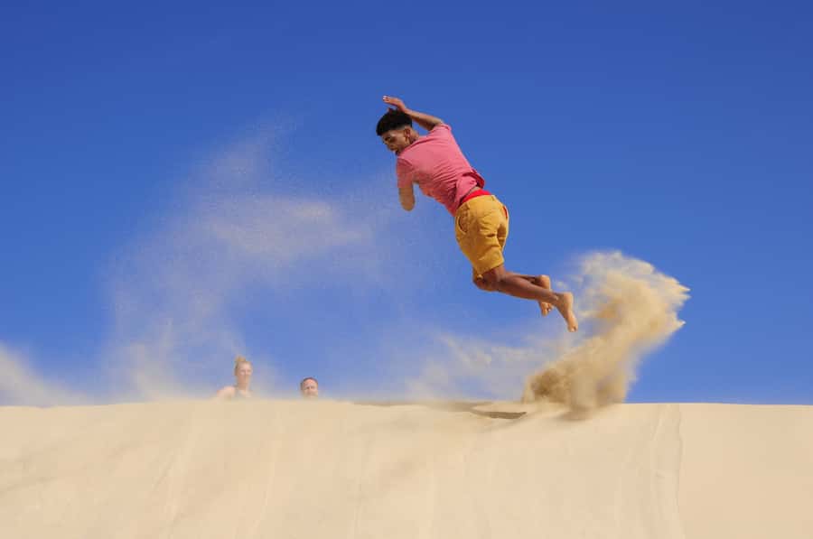 From Boa Vista: Sandboarding Adrenaline down the big Dunes - Who will enjoy this Boa Vista activity most?