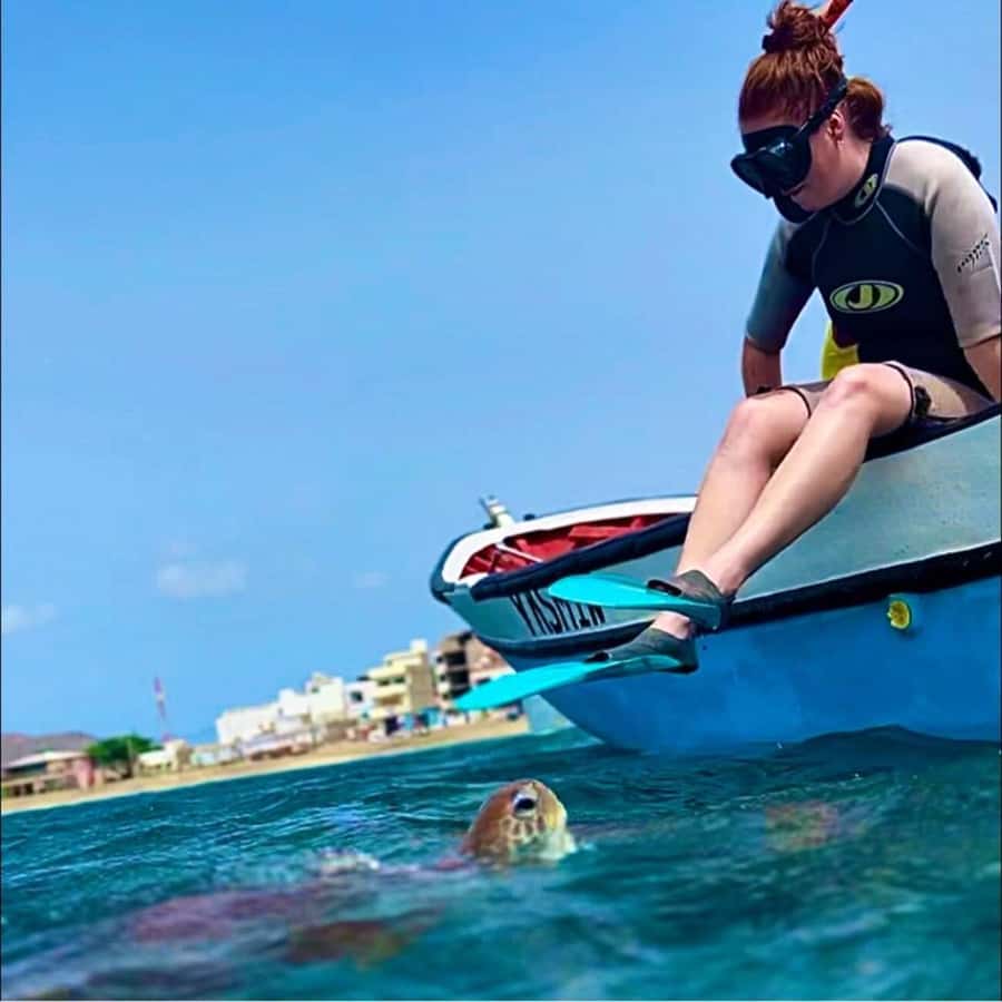 From Mindelo: Snorkel and Swim with Sea Turtles - The short return to Mindelo