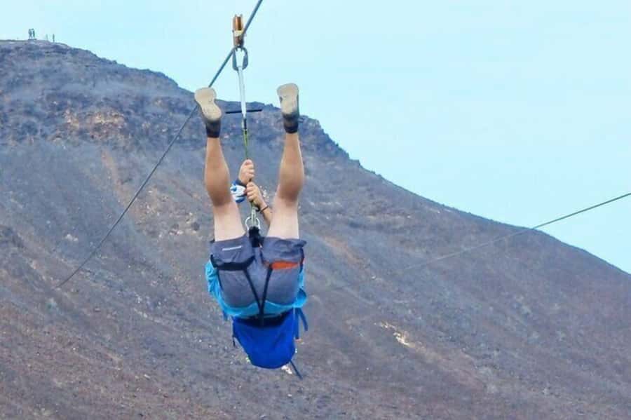 From Santa Maria: Sal island Zipline Experience (Official) - The return brings music and dancing