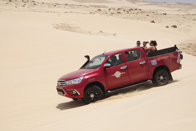 Half Day 4x4 Trip - Dunes, Caves, Santa Monica Beach & Village - Santa Monica Beach and 11.5 kilometers of sand