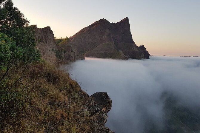 Hiking Pico de Antónia – Summit Adventure & Scenic Views - Views toward Santiago, Fogo, and Maio