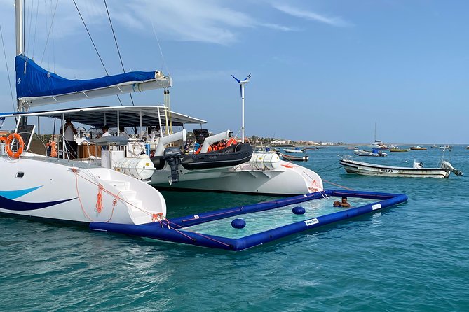 Lounge Catamaran SODADE Half-Day (Adults Only) - Sailing toward Murdeira Bay and Monte Leao
