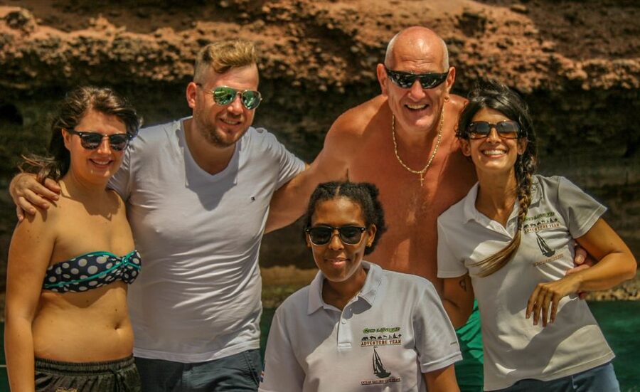 Sal: All-Inclusive Half-Day Lounge Catamaran Cruise - The return trip turns into a Cape Verde party