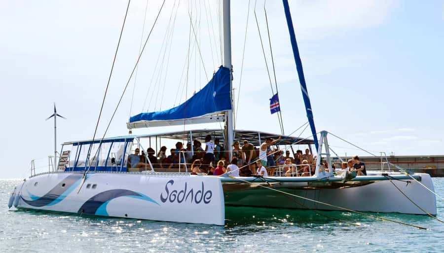 Sal Island Catamaran Cruise with All-inDrinks and Snacks - Cruising Sal’s coast by catamaran