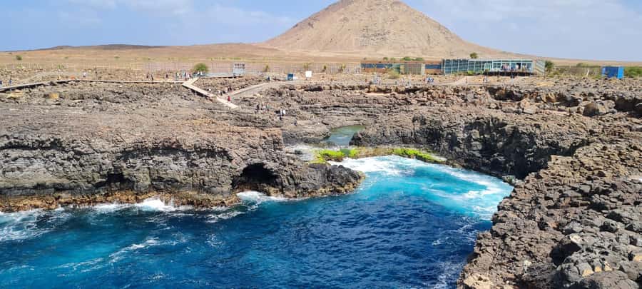 Sal Island tour: Blue Eye, Salt Lake, Sharks w/ Local Guide - Palmeira shows Sal’s slower rhythm
