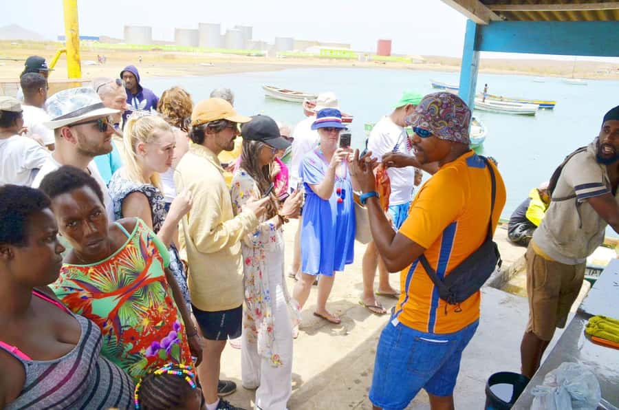 Sal Island tour: Blue Eye, Salt Lake, Sharks w/ Local Guide - Pedra de Lume is the day’s most unusual swim