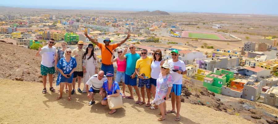 Sal Island tour: Blue Eye, Salt Lake, Sharks w/ Local Guide - Shark Bay offers a close wildlife encounter