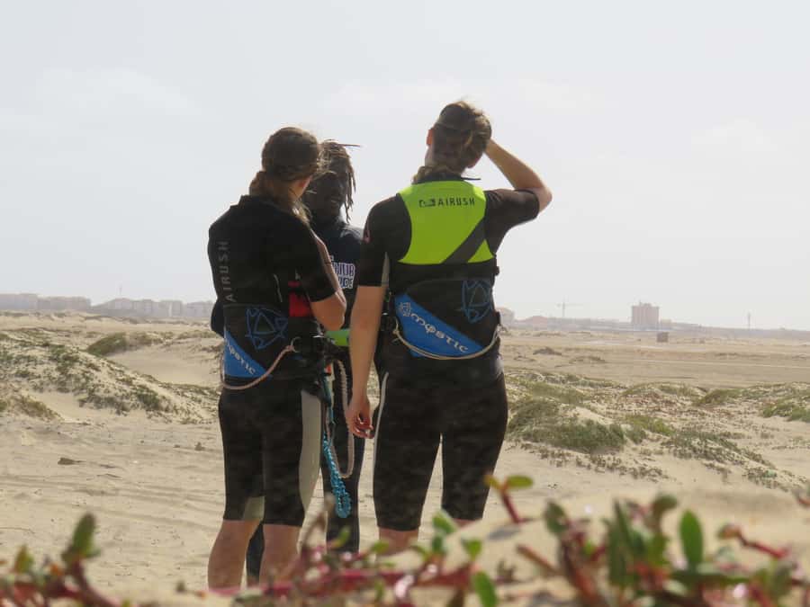 Sal: Kitesurfing Lessons - The land lesson: learning to control the kite