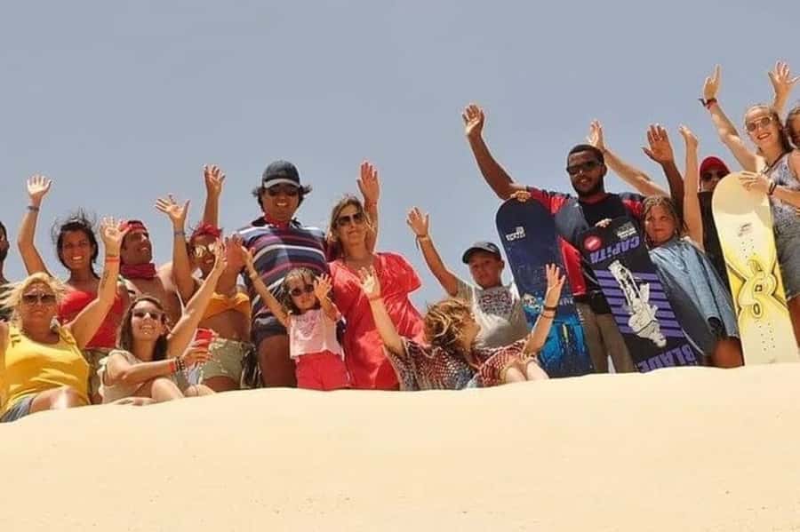 Sal Rei, Santa Monica Beach, Caves, Dunes & Shipwreck Tour - Viana Desert: white dunes in the middle of the Atlantic