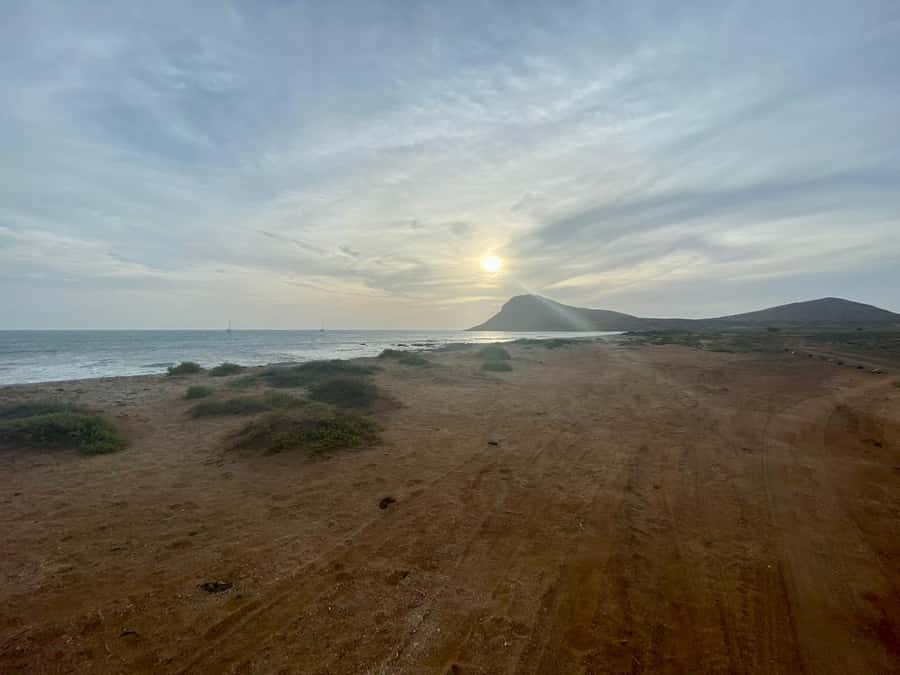Santa Maria: Guided Coastal Hike & Monte Leão Sunset - Sunset views above Sal’s west coast