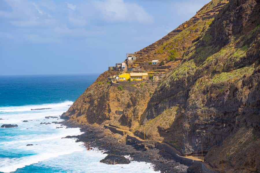 Santo Antão: Ponta do Sol & Fontainhas Guided Trip with Hike - The mountain road to Fontainhas earns its reputation