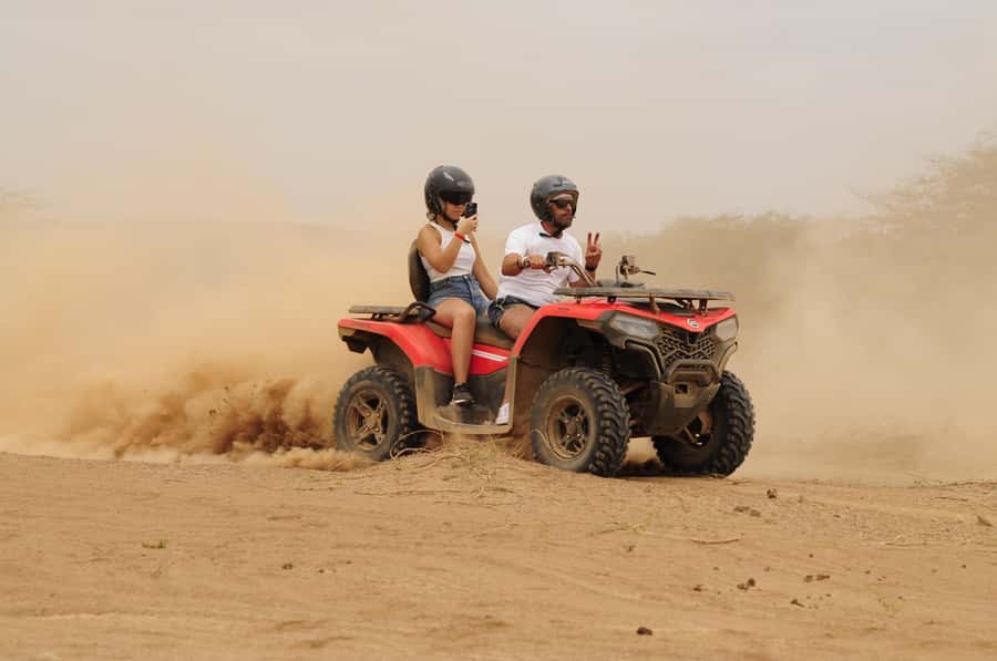 São Vicente: Quad Bike Tour in Mindelo - 4 Hours Adrenaline - Calhau, rock formations, and Viana Volcano views