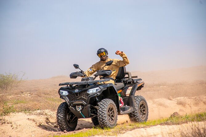 South of Boa Vista Adventure Explore the Desert by Quad - Slowing down in Povoação Velha