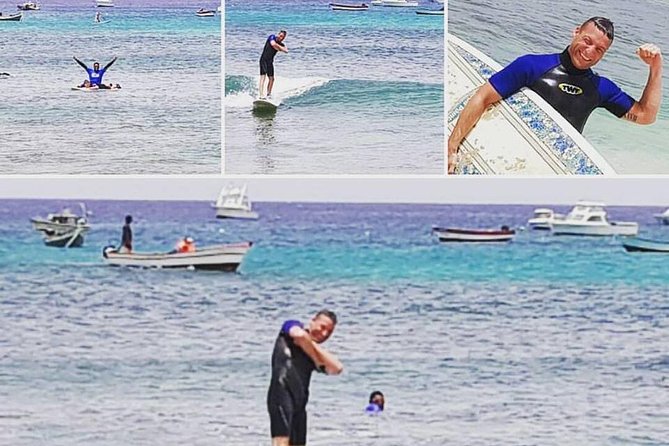 Surf Lessons - Learning on the sand before facing the Atlantic